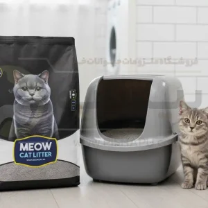 خاک گربه برند میوکت Meocat مدل کربن وزن 10 کیلوگرم